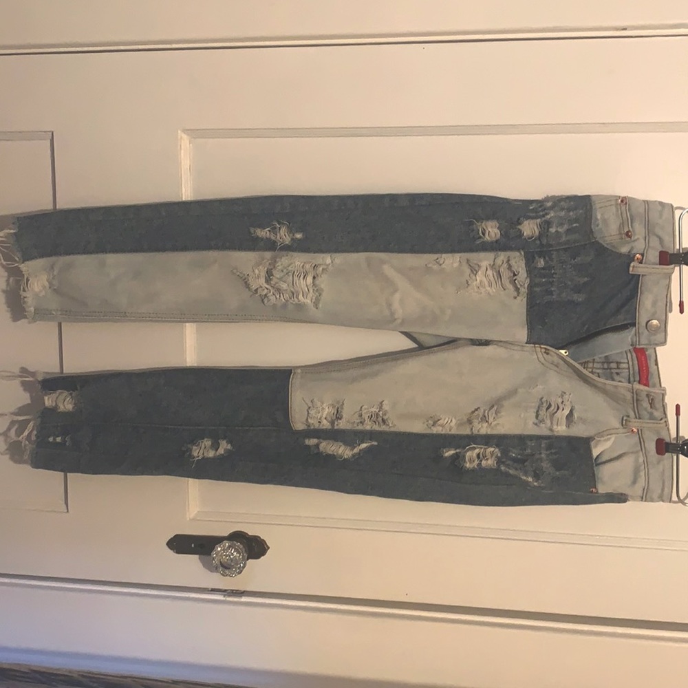 Patchwork jeans